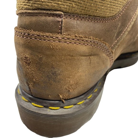 Doc Martens Mens 11 Brown Ankle Boots CK 2128 Dr Made In England 90s Vintage - Picture 5 of 10